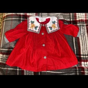 Vintage Bonnie Baby gingerbread dress